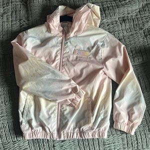 Puma girls rain jacket size 8/10